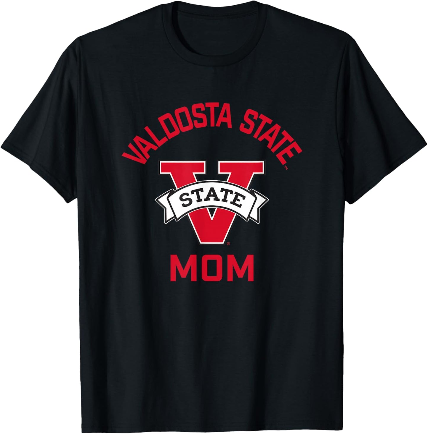 Valdosta State University Blazers Arched Mom T-Shirt - T-Shirt | Black