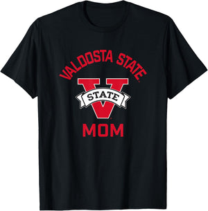 Valdosta State University Blazers Arched Mom T-Shirt - T-Shirt | Black
