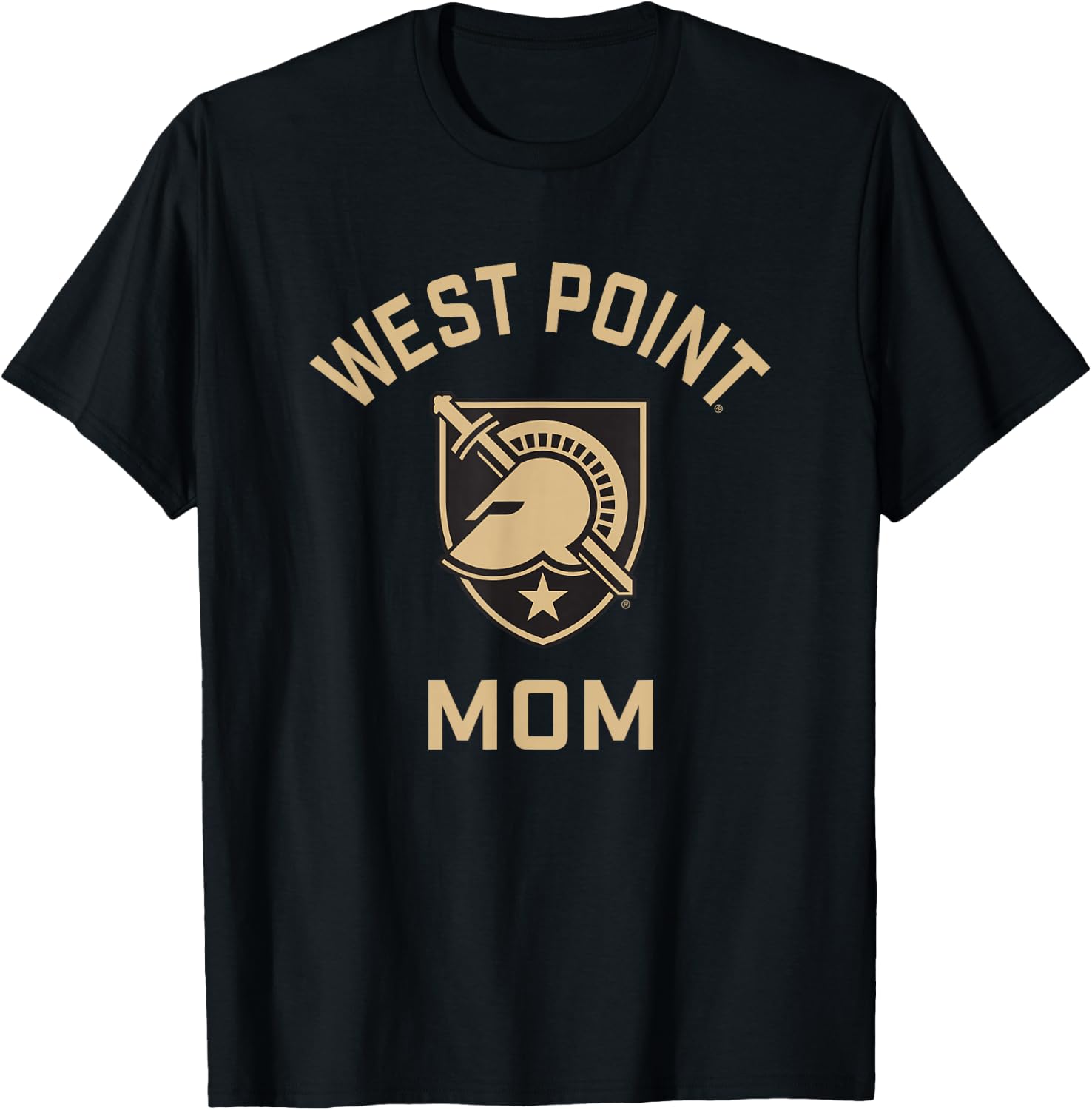 Army West Point Black Knights Arched Mom T-Shirt - T-Shirt | Black