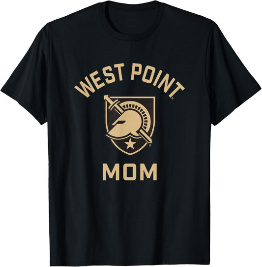 Army West Point Black Knights Arched Mom T-Shirt - T-Shirt | Black