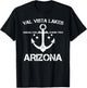 VAL VISTA LAKES ARIZONA Funny Fishing Camping Summer Gift Women Kids T-Shirt - T-Shirt | Black