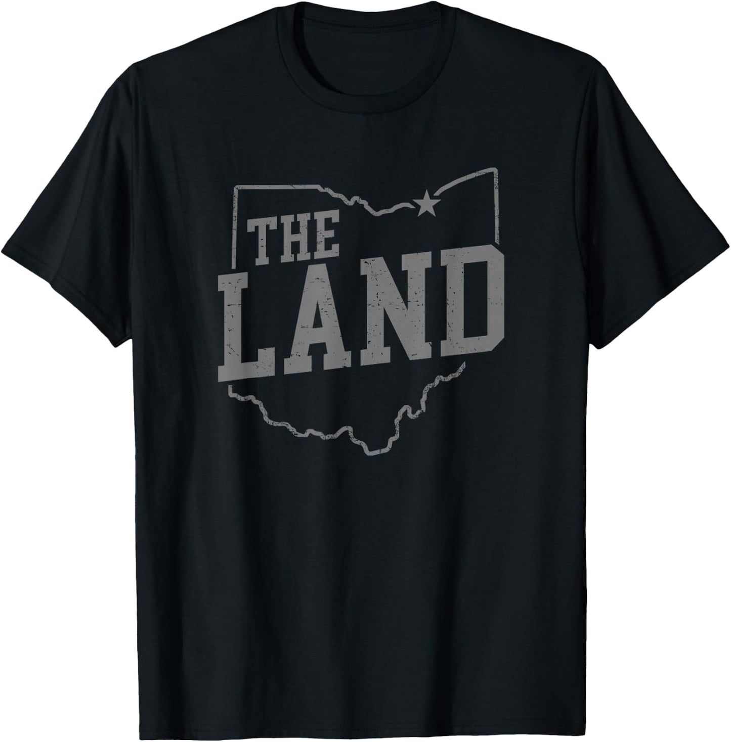 Retro The Land Cleveland Ohio - Classic Throwback Souvenir T-Shirt - T-Shirt | Black