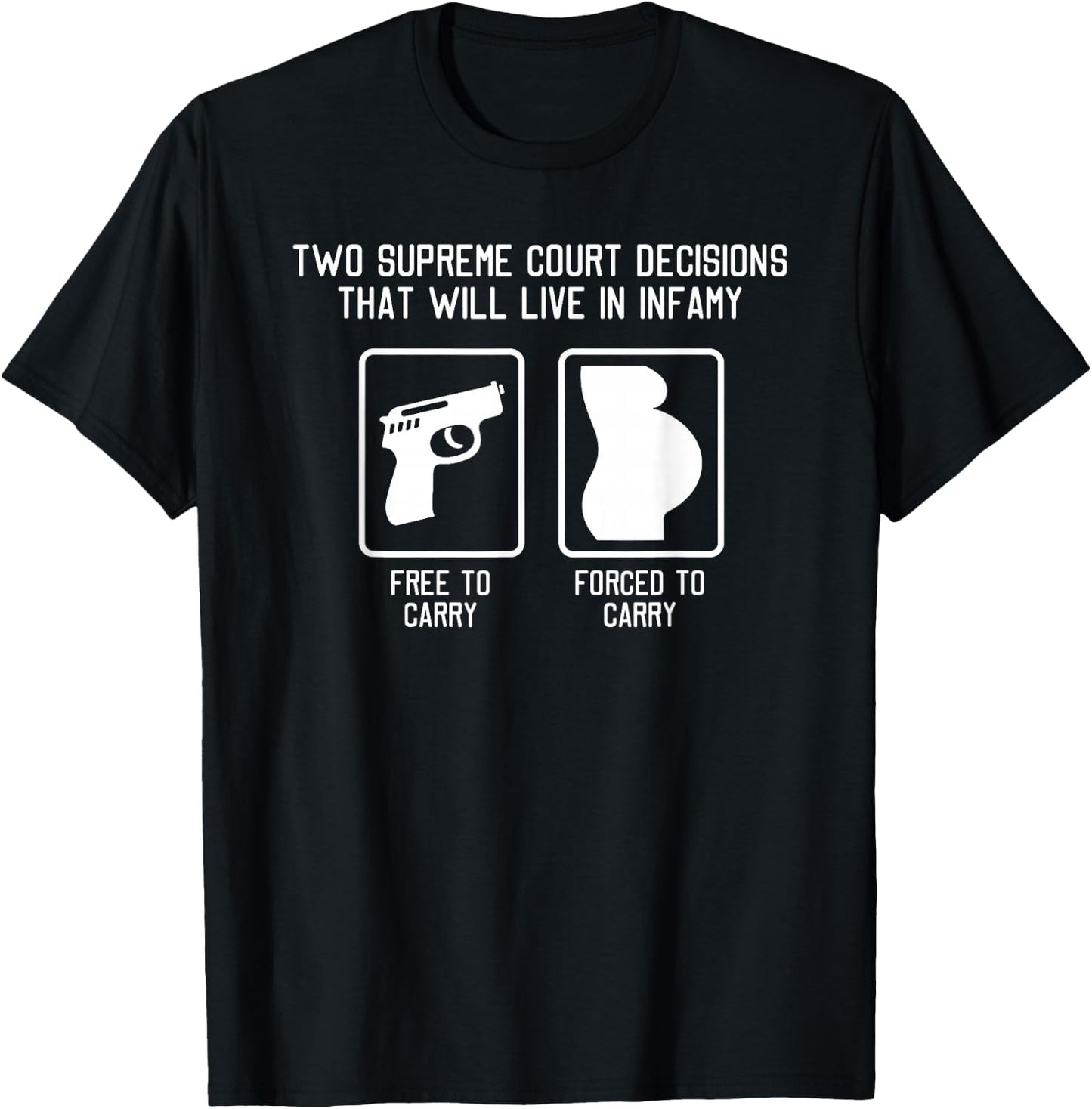 Supreme Court Decisions SCOTUS T-Shirt - T-Shirt | Black