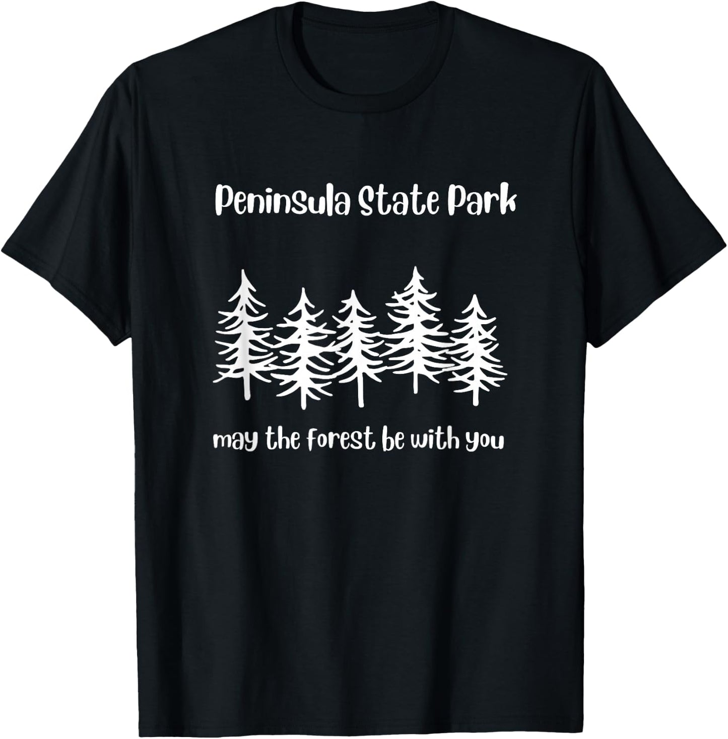 Wisconsin Peninsula State Park T-Shirt - T-Shirt | Black