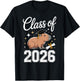 Capybara Graduation T-Shirt - T-Shirt | Black