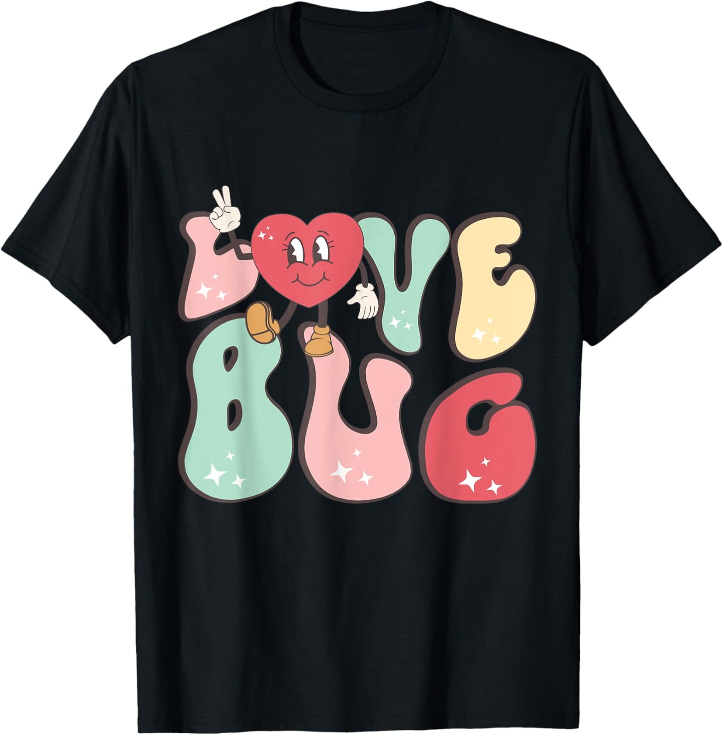 Cute LoveBug Adorable Bug Design T-Shirt - T-Shirt | Black