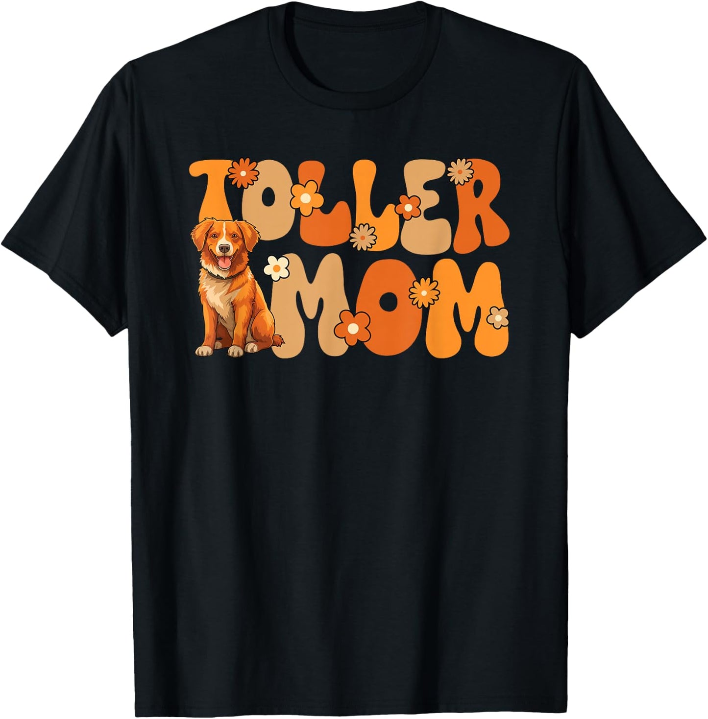 Nova Scotia Duck Tolling Retriever World's Best Toller Mom T-Shirt - T-Shirt | Black