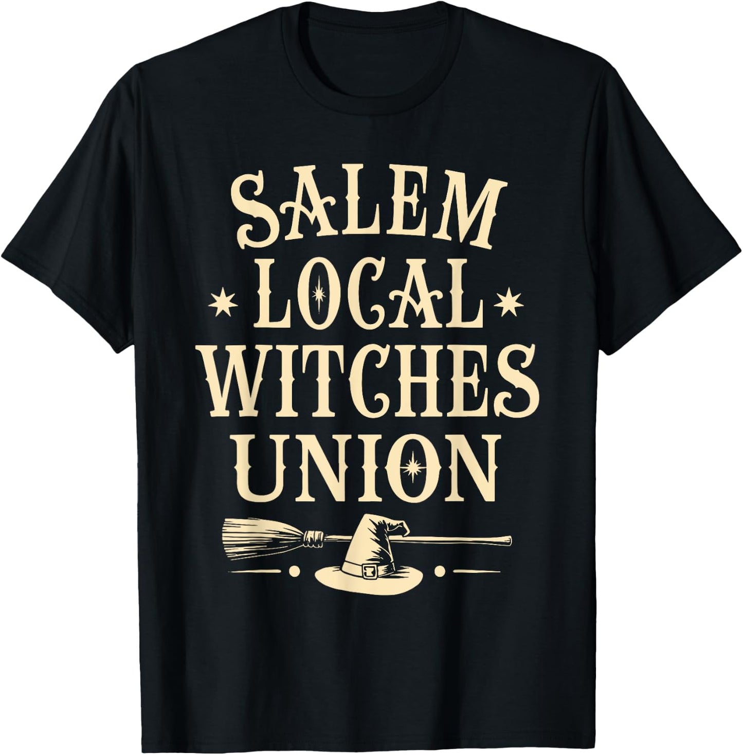 Salem Local Witches Union 1692 Witch Halloween T-Shirt - T-Shirt | Black