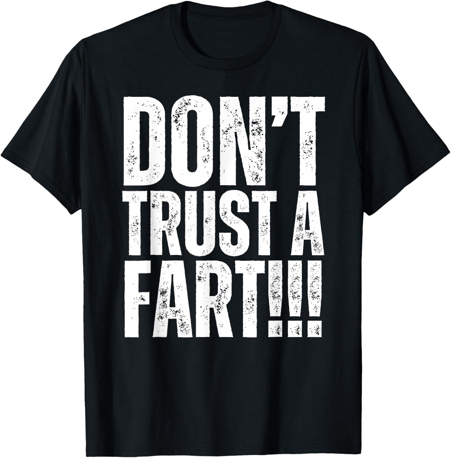 Don't Trust A Fart Funny Gym, Marathon Spectator T-Shirt - T-Shirt | Black