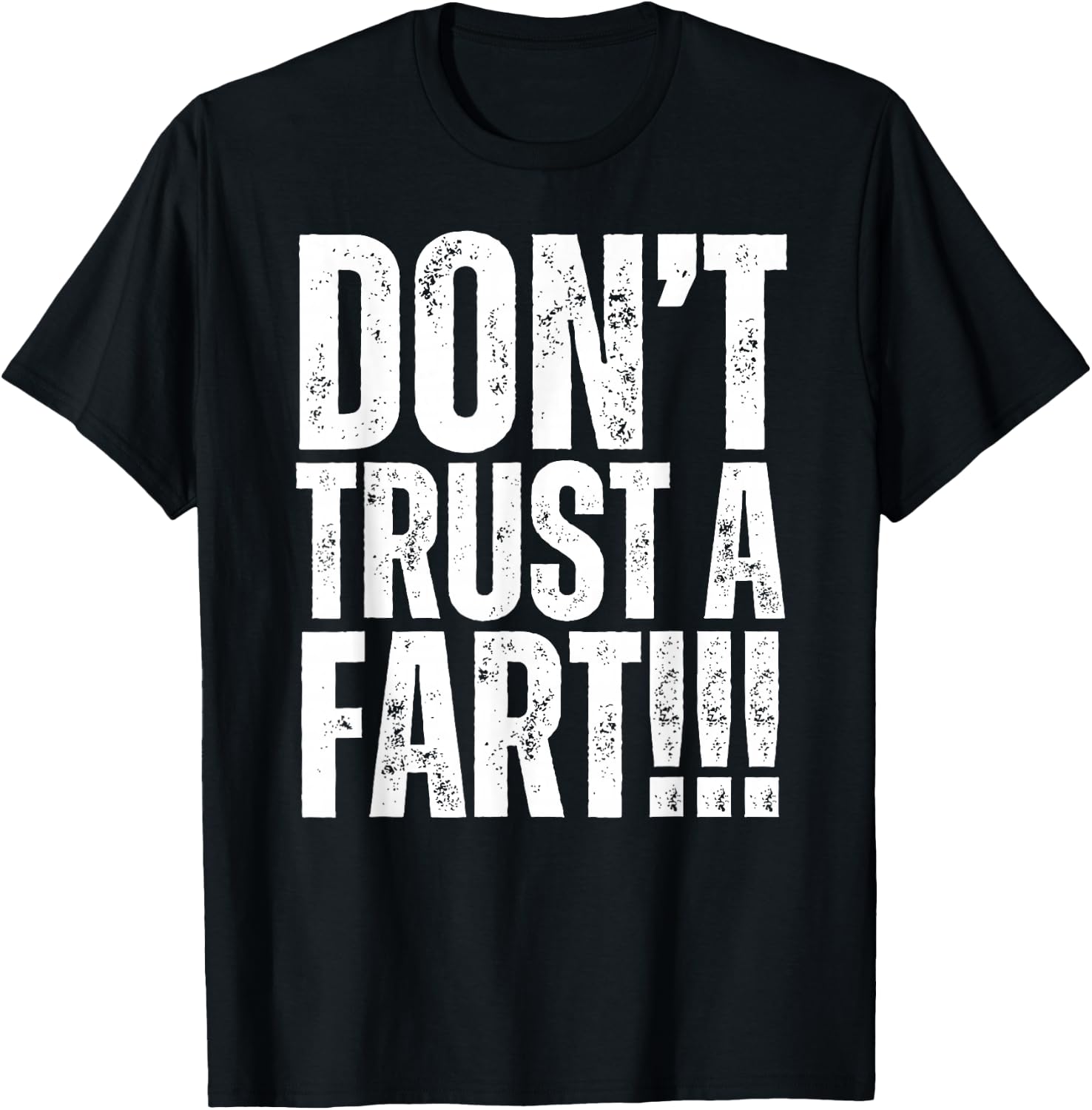 Don't Trust A Fart Funny Gym, Marathon Spectator T-Shirt - T-Shirt | Black