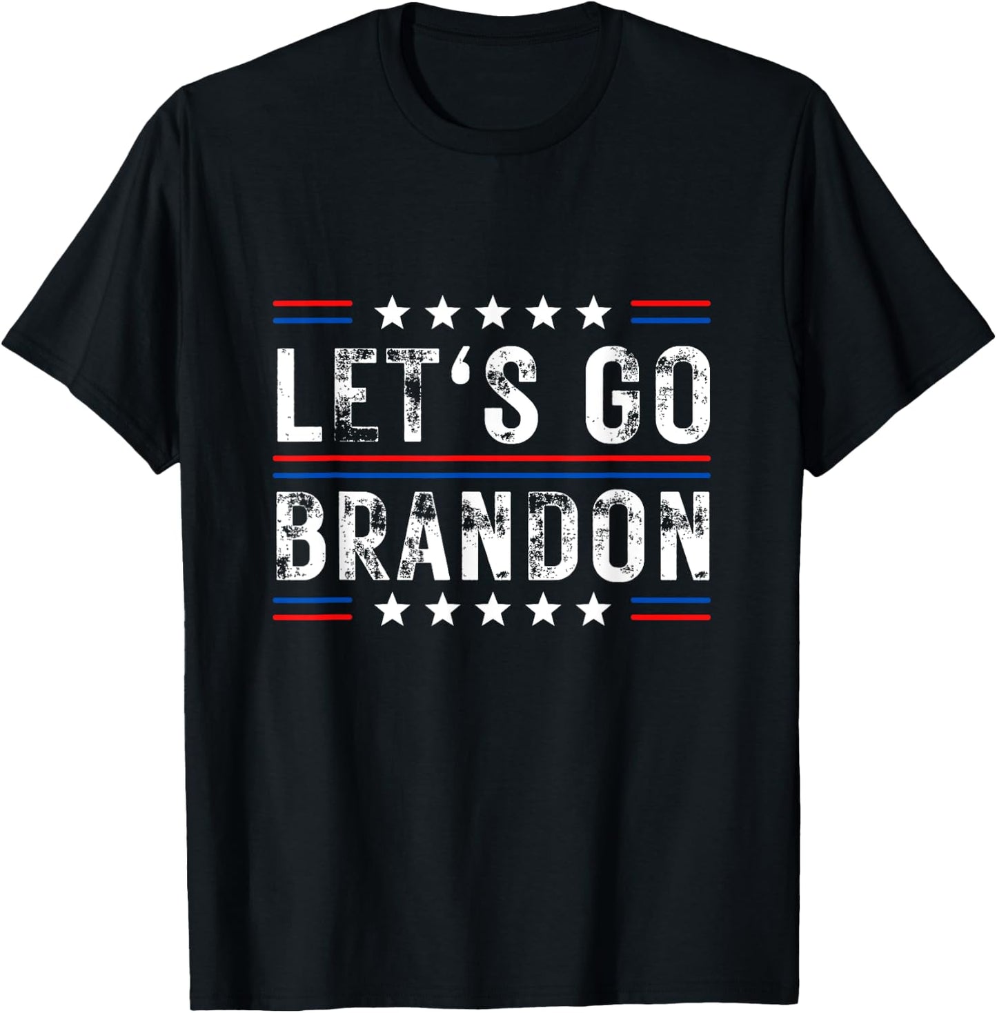 Lets Go Brandon Funny Trendy sarcastic Let's Go Brandon T-Shirt - T-Shirt | Black