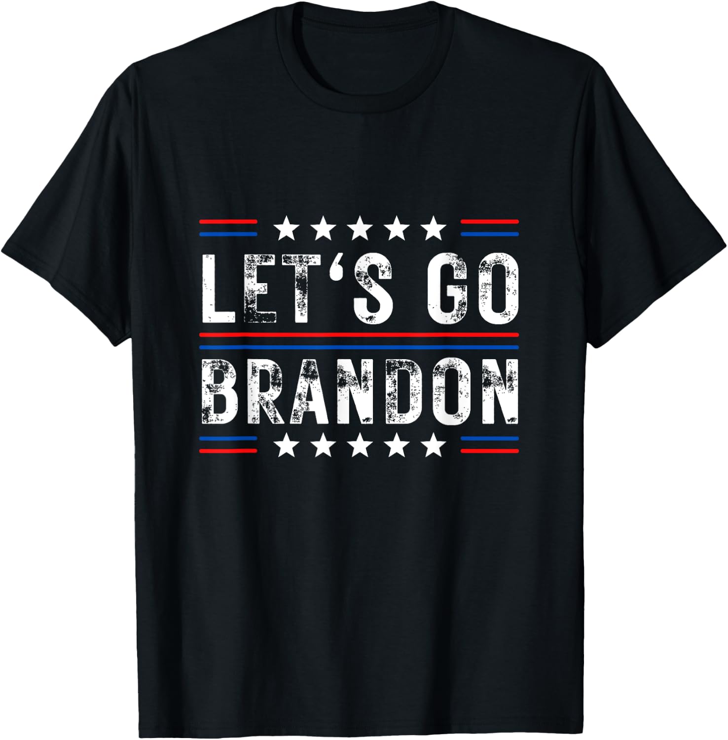 Lets Go Brandon Funny Trendy sarcastic Let's Go Brandon T-Shirt - T-Shirt | Black