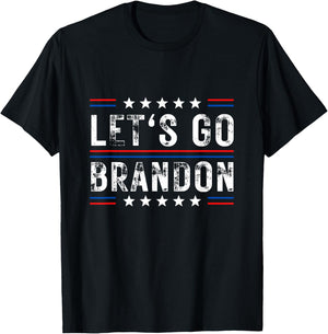 Lets Go Brandon Funny Trendy sarcastic Let's Go Brandon T-Shirt - T-Shirt | Black