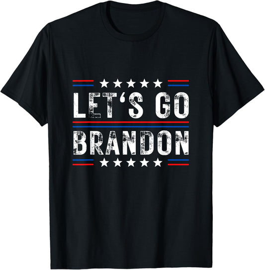 Lets Go Brandon Funny Trendy sarcastic Let's Go Brandon T-Shirt - T-Shirt | Black