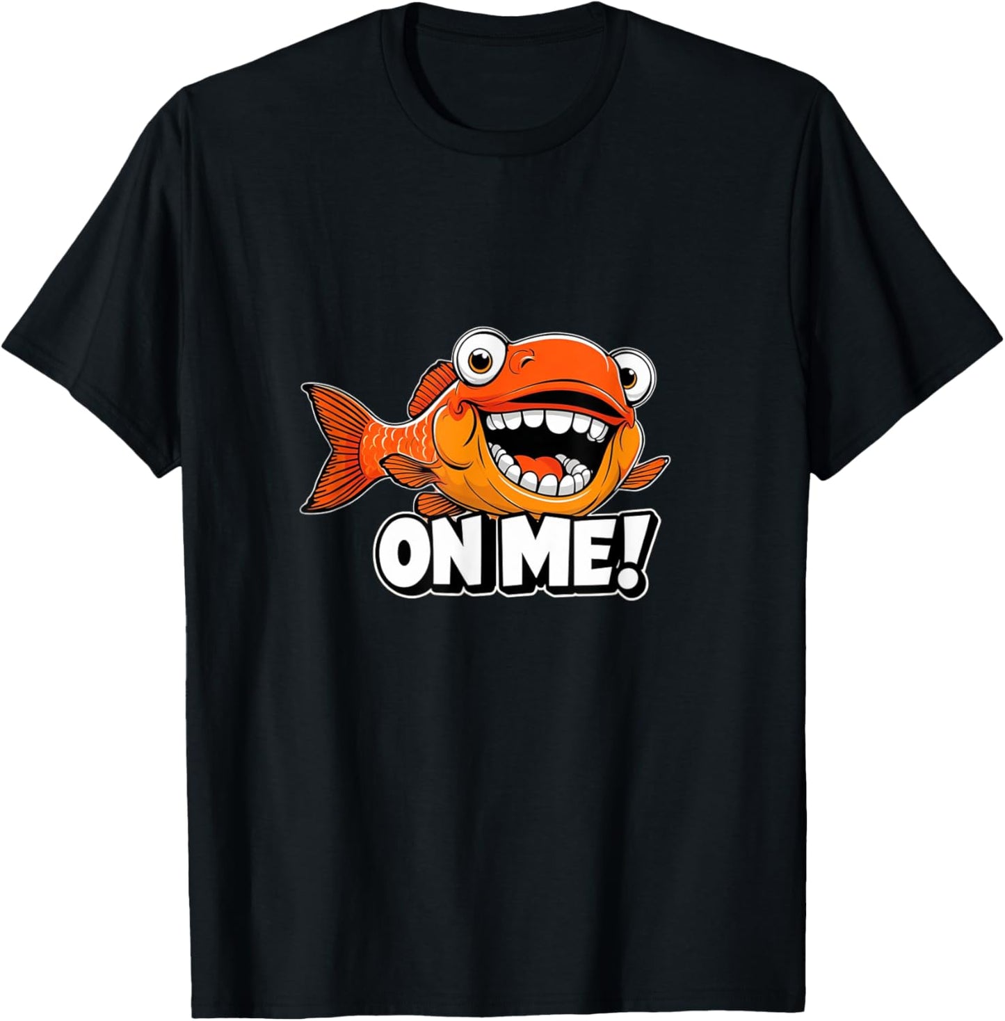 Fishy On Me , Kids & Youth T-Shirt - T-Shirt | Black