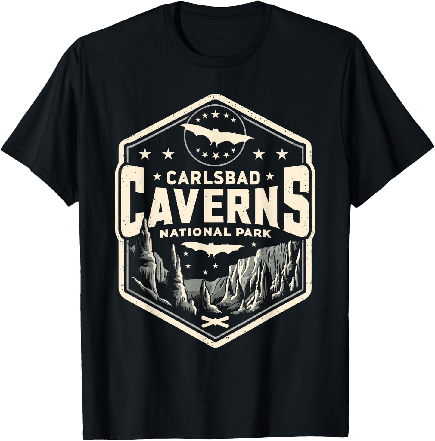 Carlsbad Caverns National Park Shirt Carlsbad Adventure T-Shirt - T-Shirt | Black