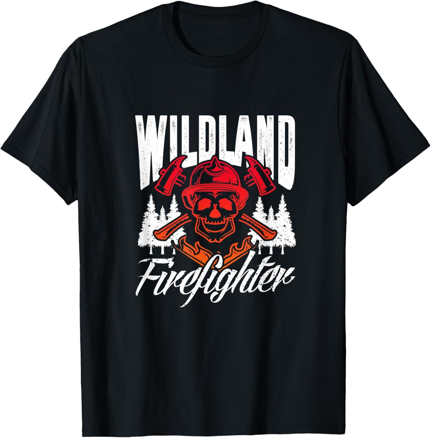 Wildland firefighter T-Shirt - T-Shirt | Black