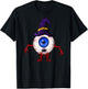 Scary Optometrist Costume Halloween Optometry Optometrist T-Shirt - T-Shirt | Black