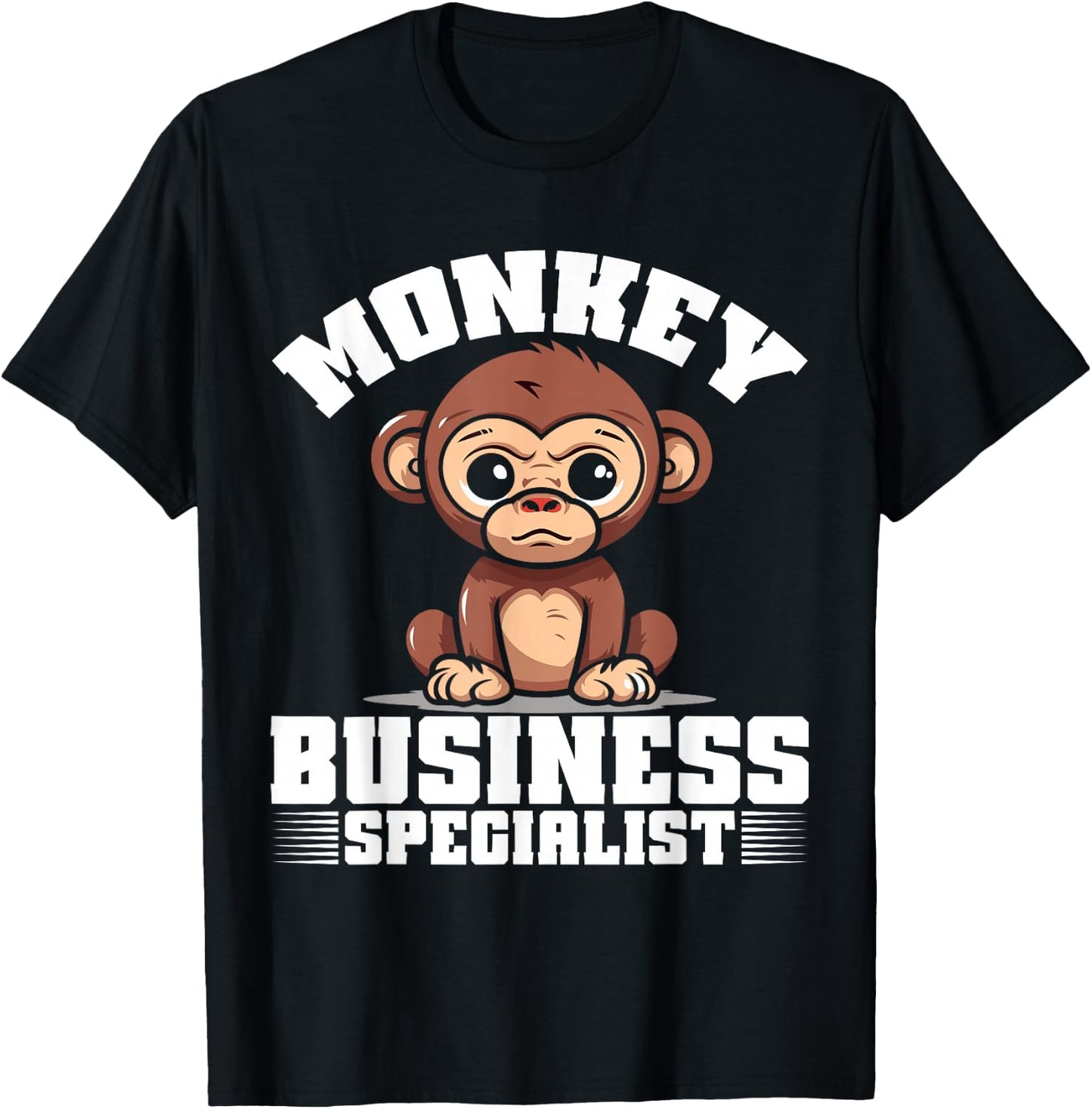 Monkey Business Specialist Monkey T-Shirt - T-Shirt | Black