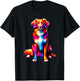 Colorful Pop Art Nova Scotia Duck Tolling Retriever T-Shirt - T-Shirt | Black