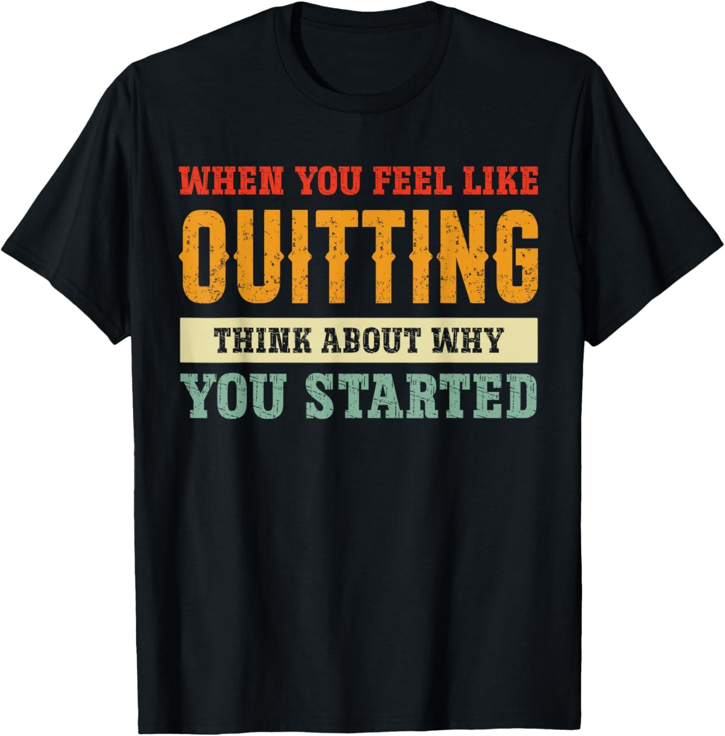 Gym Motivation Workout Fitness Inspirational T-Shirt - T-Shirt | Black