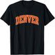DENVER - Throwback Design - Classic T-Shirt - T-Shirt | Black
