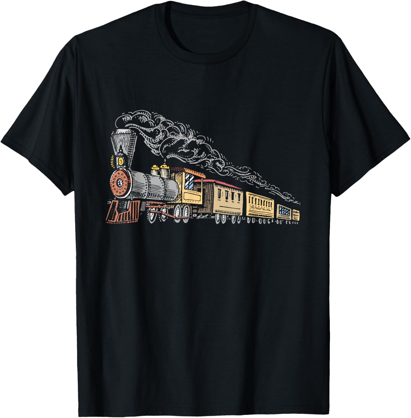 Steam Engine - Model Train Lover Railwayman Driver Railroad T-Shirt - T-Shirt | Black