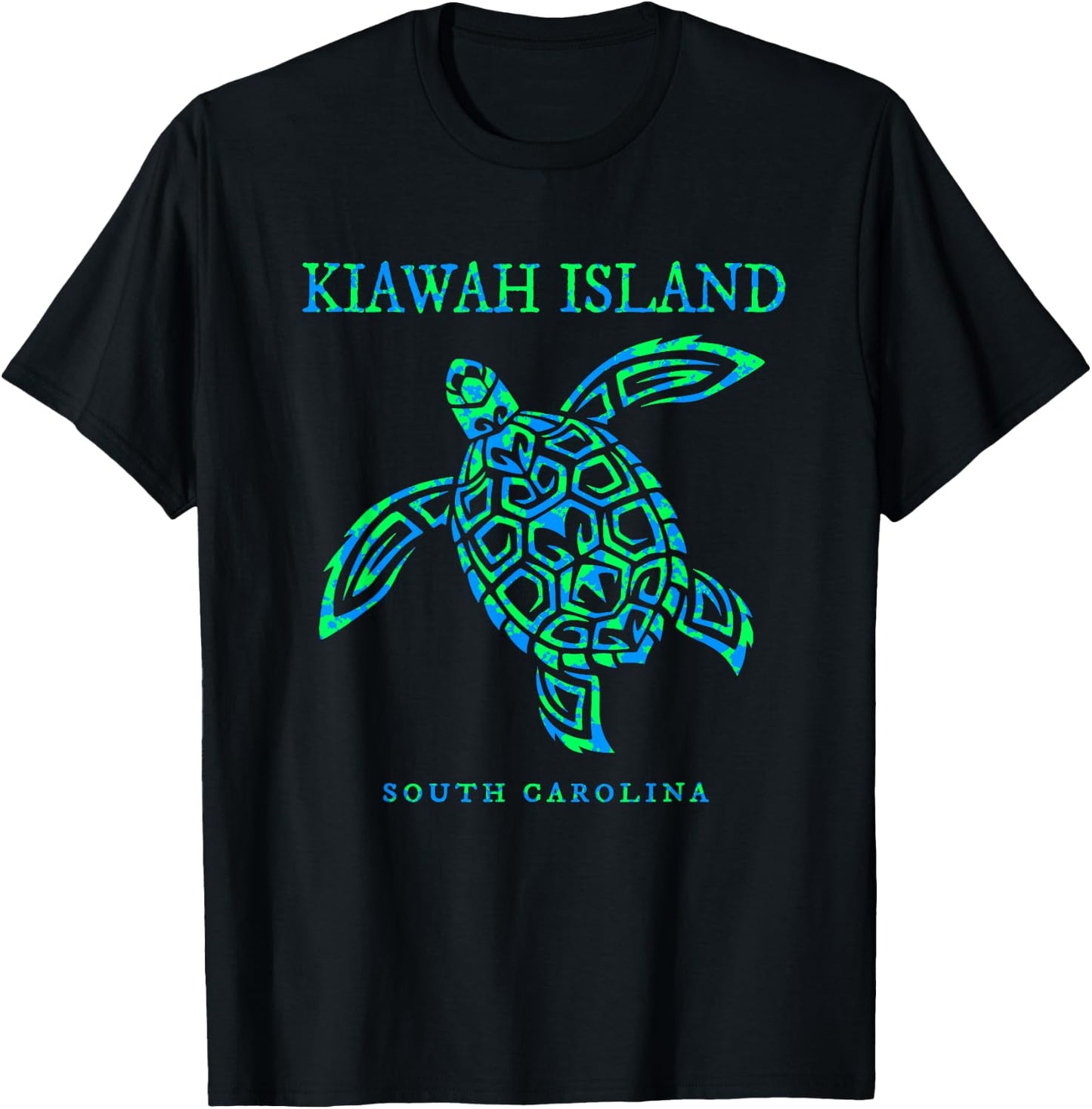 Kiawah Island South Carolina Sea Turtle Boys Girls Toddler T-Shirt - T-Shirt | Black