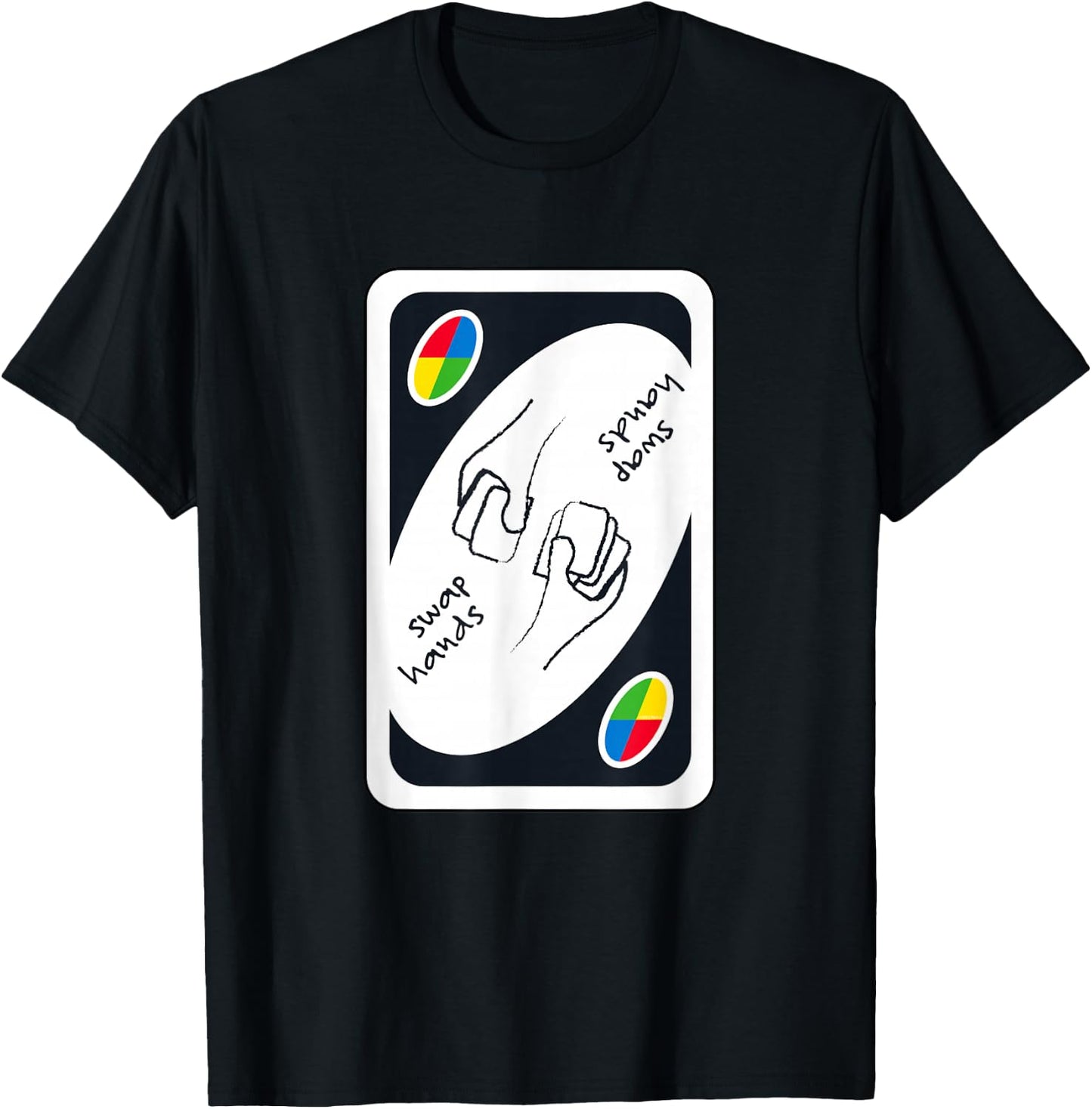 UNO - Swap Hands T-Shirt - T-Shirt | Black