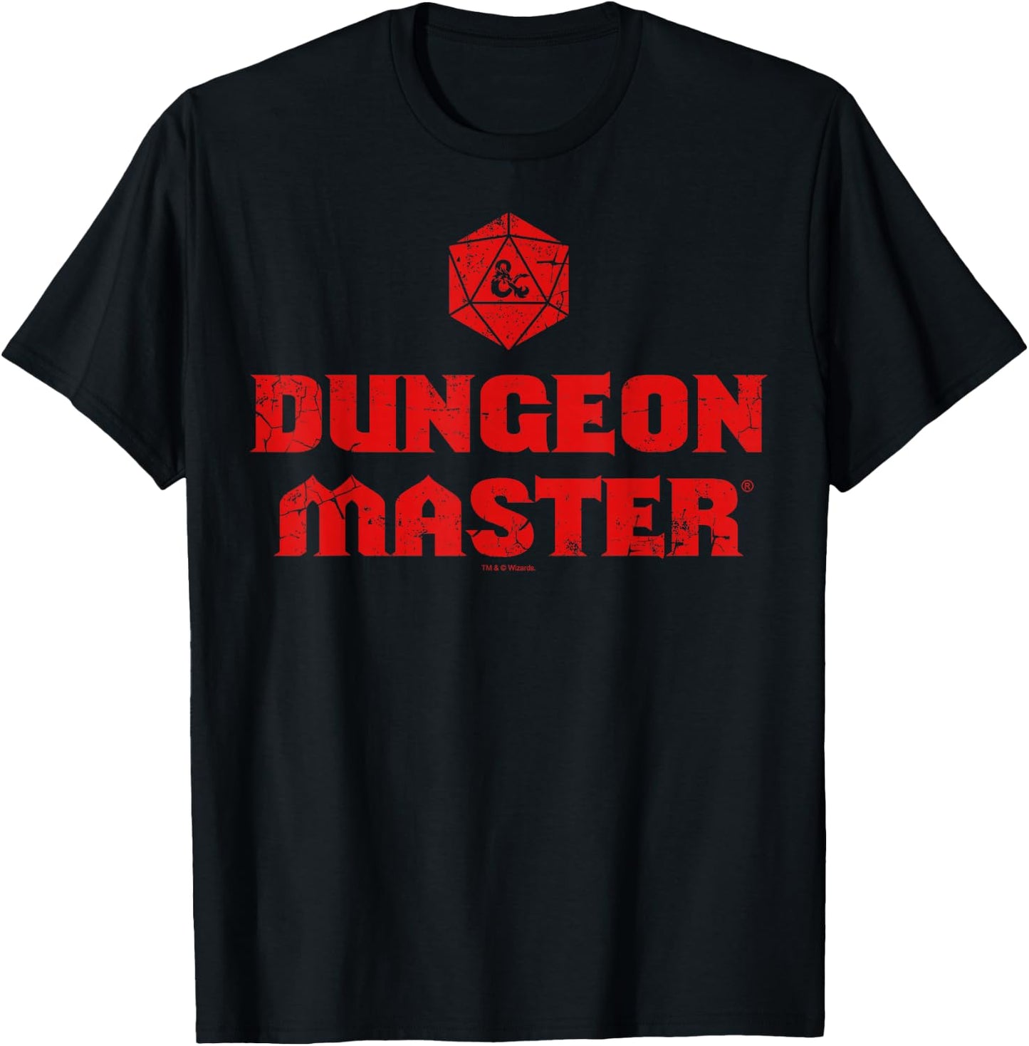 Dungeons & Dragons Dungeon Master Logo T-Shirt - T-Shirt | Black