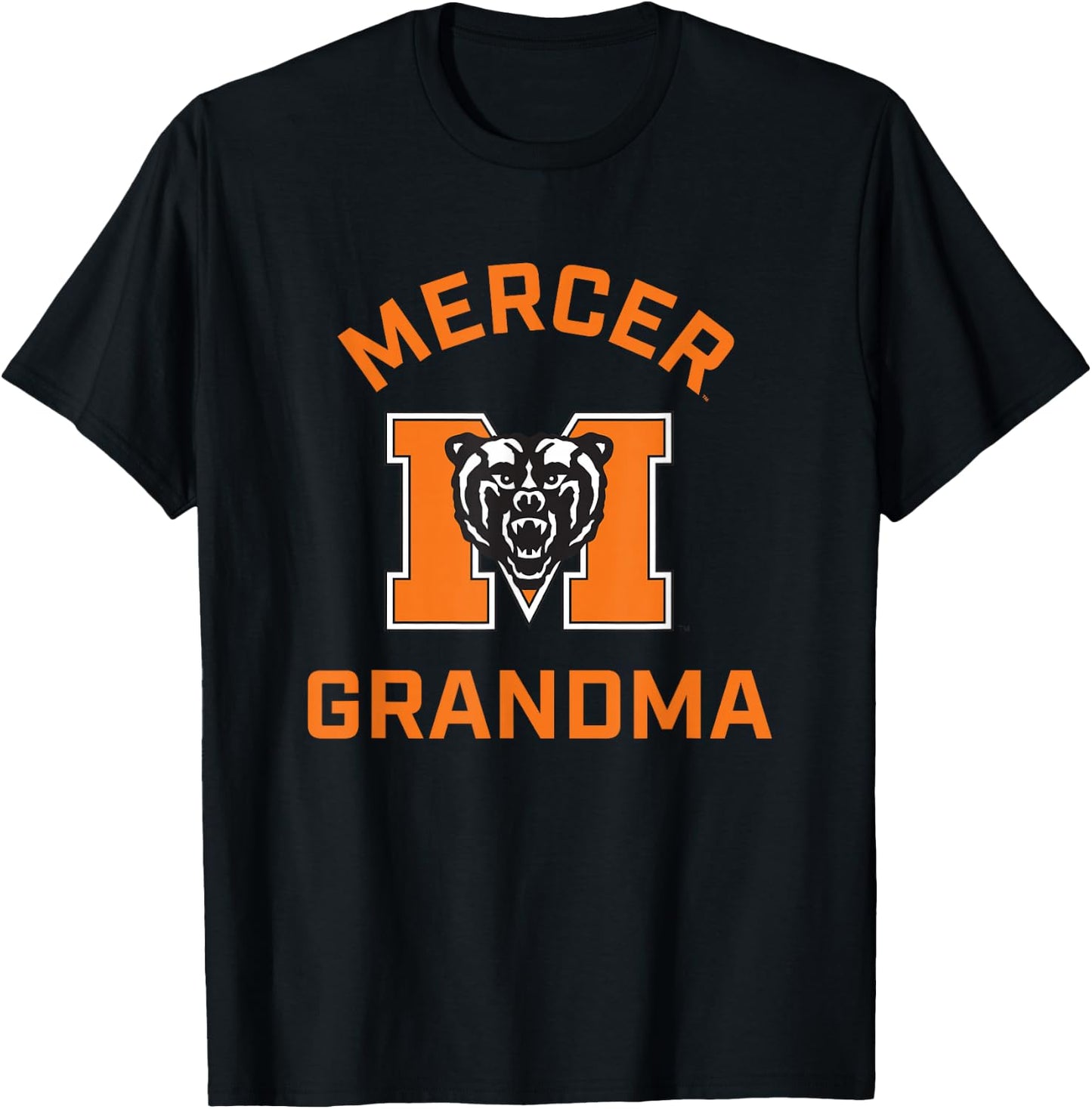 Mercer University Bears Arched Grandma T-Shirt - T-Shirt | Black