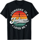Someone In Indiana Loves Me T-Shirt - T-Shirt | Black