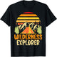 Wilderness Explorer Hiking T-Shirt - T-Shirt | Black