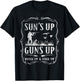 Suns Up, Guns Up Humorous Duck Hunting Design T-Shirt - T-Shirt | Black