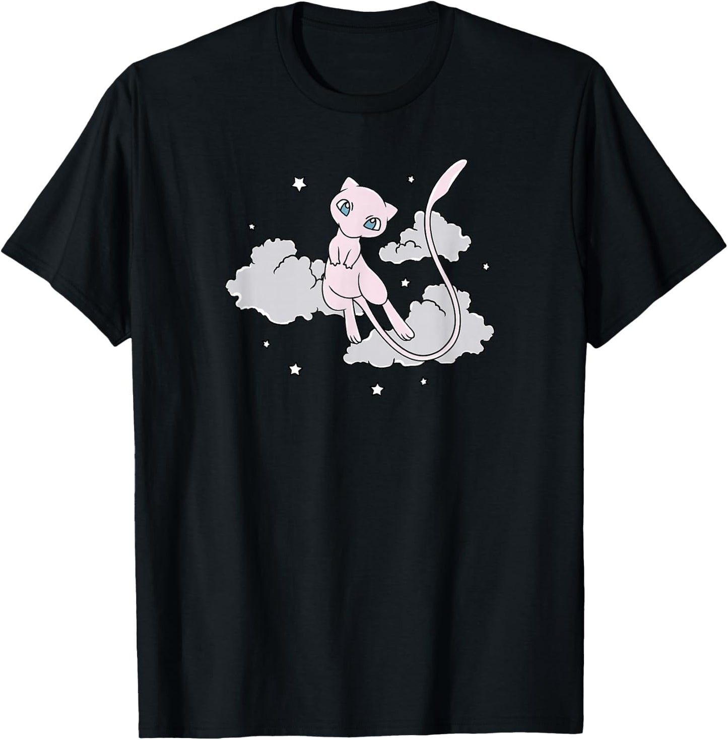 Pokémon - Mew Celestial Stars Mythical Psychic Type Gen 1 T-Shirt - T-Shirt | Black