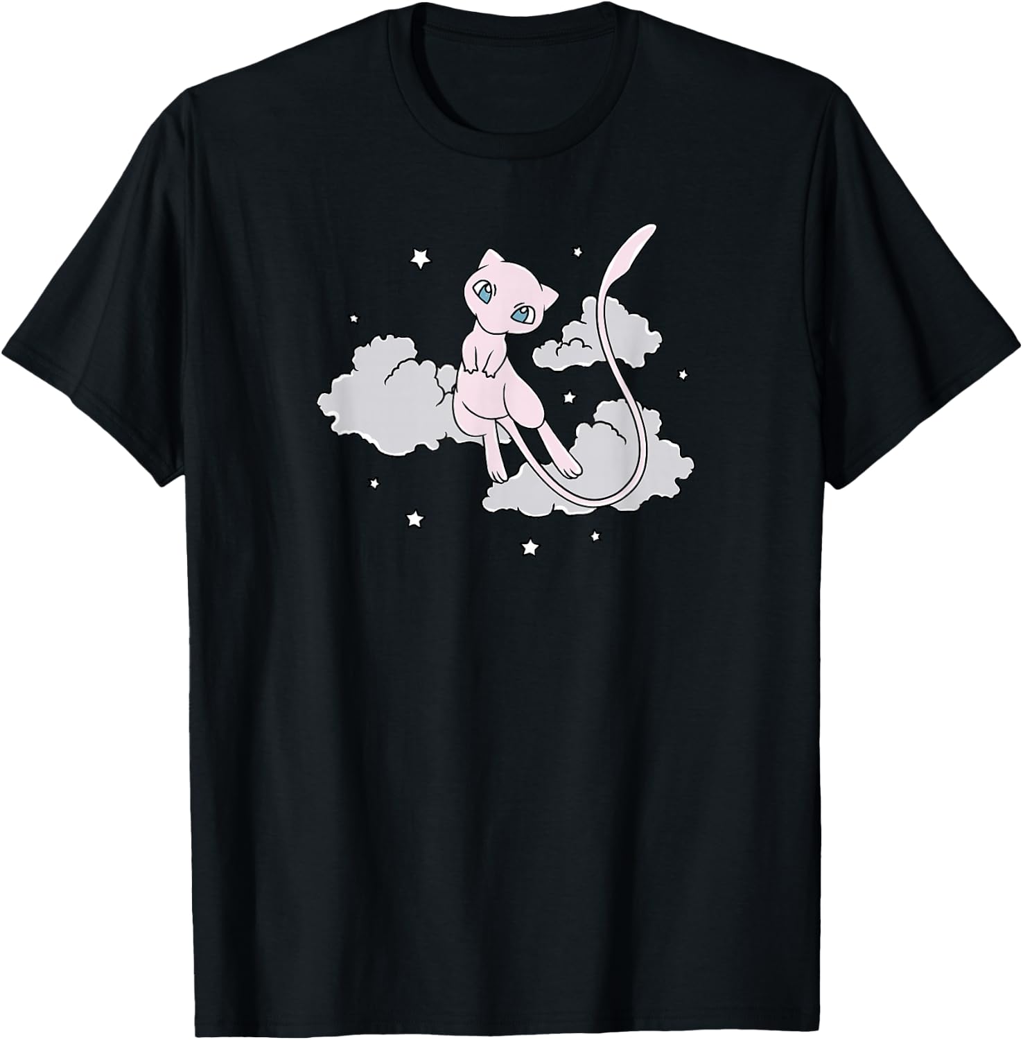 Pokémon - Mew Celestial Stars Mythical Psychic Type Gen 1 T-Shirt - T-Shirt | Black
