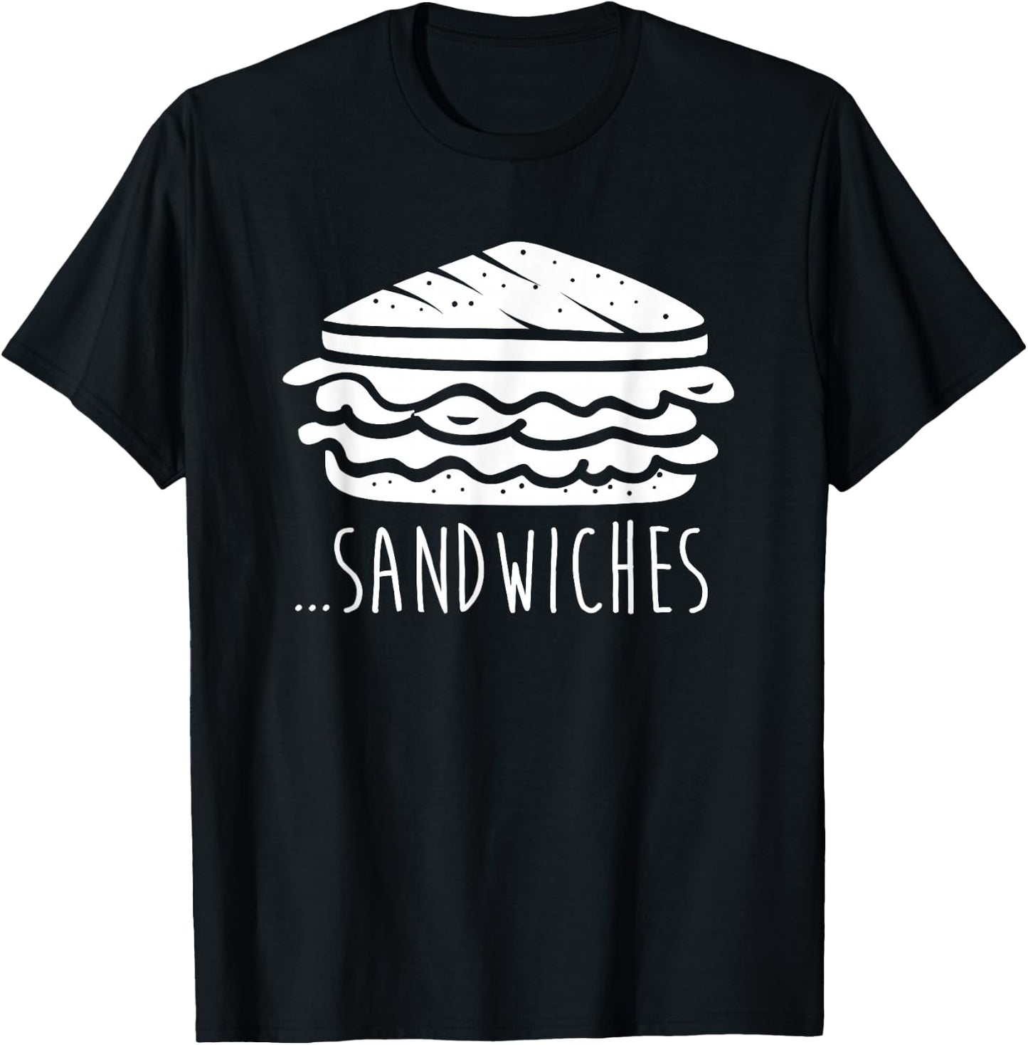 We Finish Each Other's Sandwiches Funny Matching T-Shirt - T-Shirt | Black