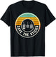 Save The Sticks Retro Manual Transmission Three Pedals T-Shirt - T-Shirt | Black