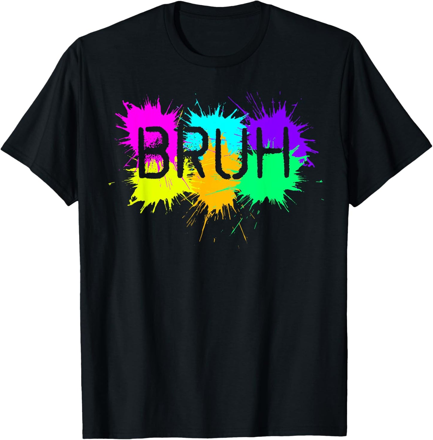 Boys Bruh Meme Funny Saying Trendy Graphic Teen Boy Kids T-Shirt - T-Shirt | Black