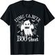 Lung cancer Is Boo Sheet White Ribbon Halloween Costume T-Shirt - T-Shirt | Black