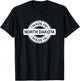 North Dakota - Made in North Dakota Label - Classic T-Shirt - T-Shirt | Black