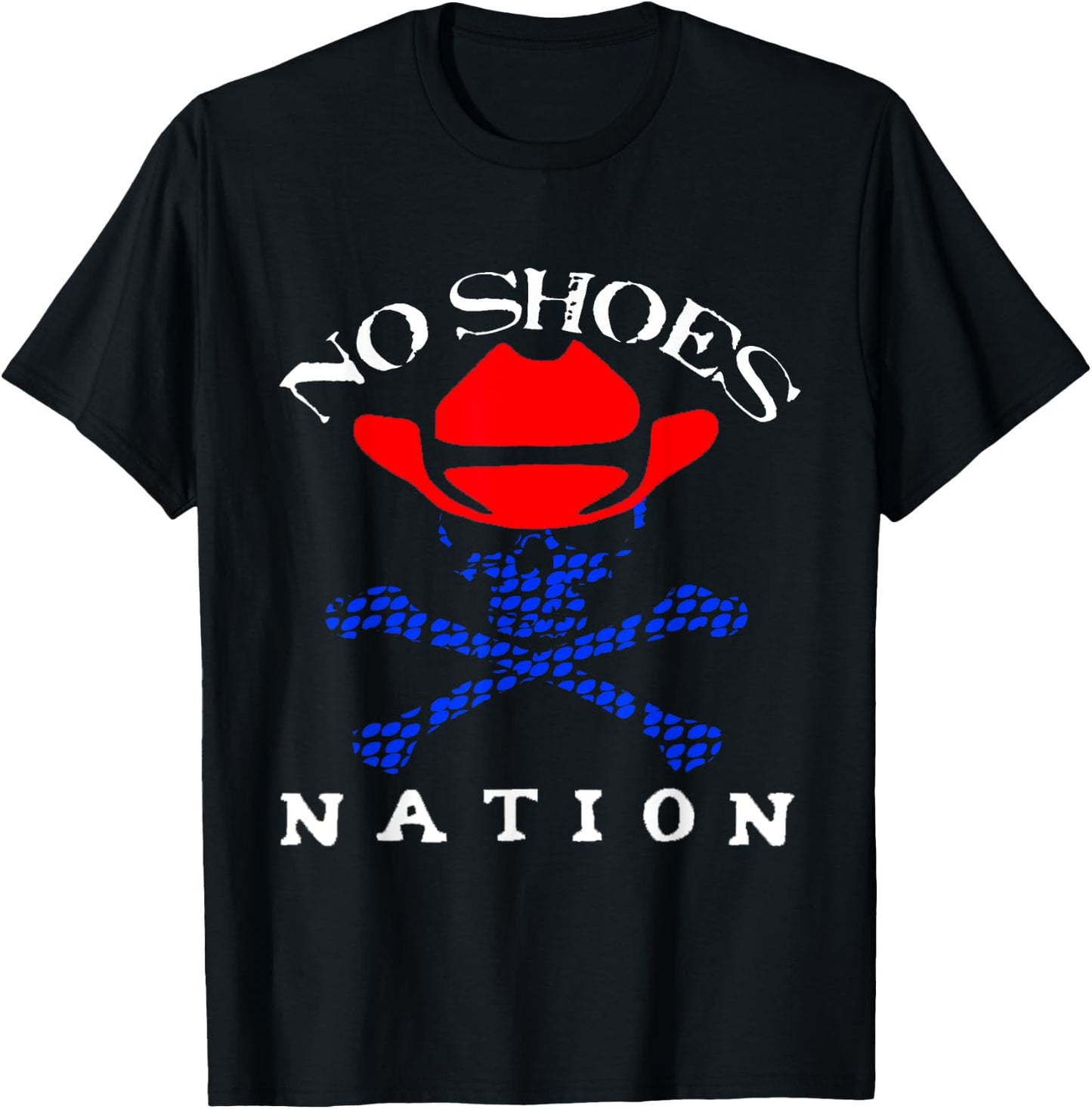 Funny Sayings Shoes,No Shoes No Nation Gifts T-Shirt - T-Shirt | Black