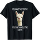 You Can't Handle the Tooth Joke Llama Funny Design T-Shirt - T-Shirt | Black