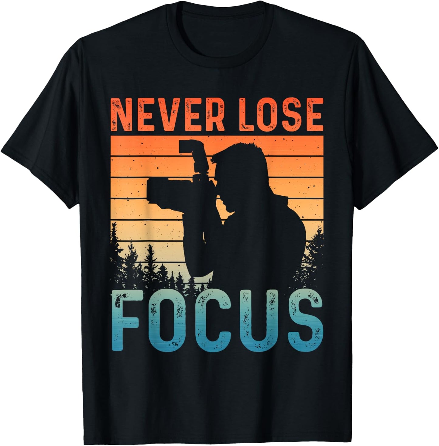 Cool Photography Design Women Camera Photographer T-Shirt - T-Shirt | Black