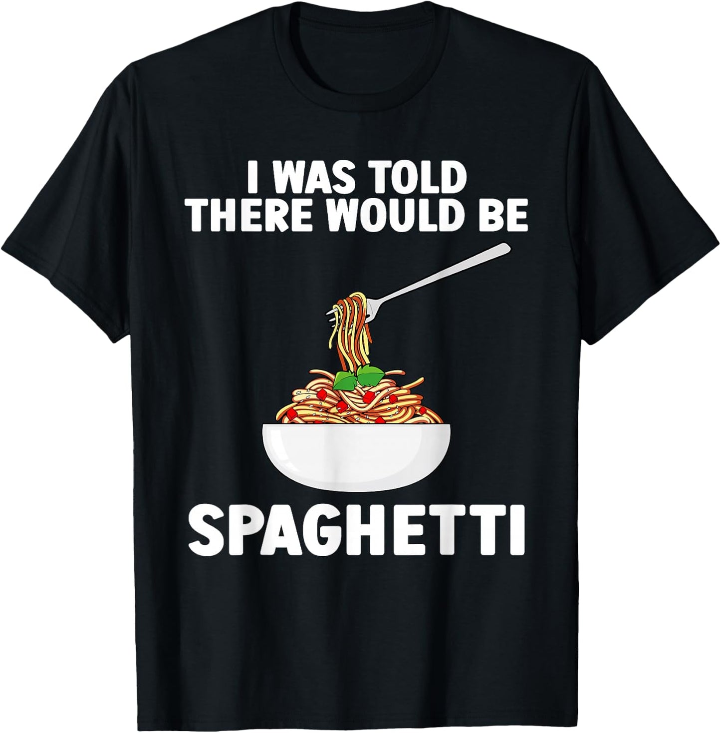 Cool Spaghetti Art Women Italian Foodie Pasta Lover T-Shirt - T-Shirt | Black