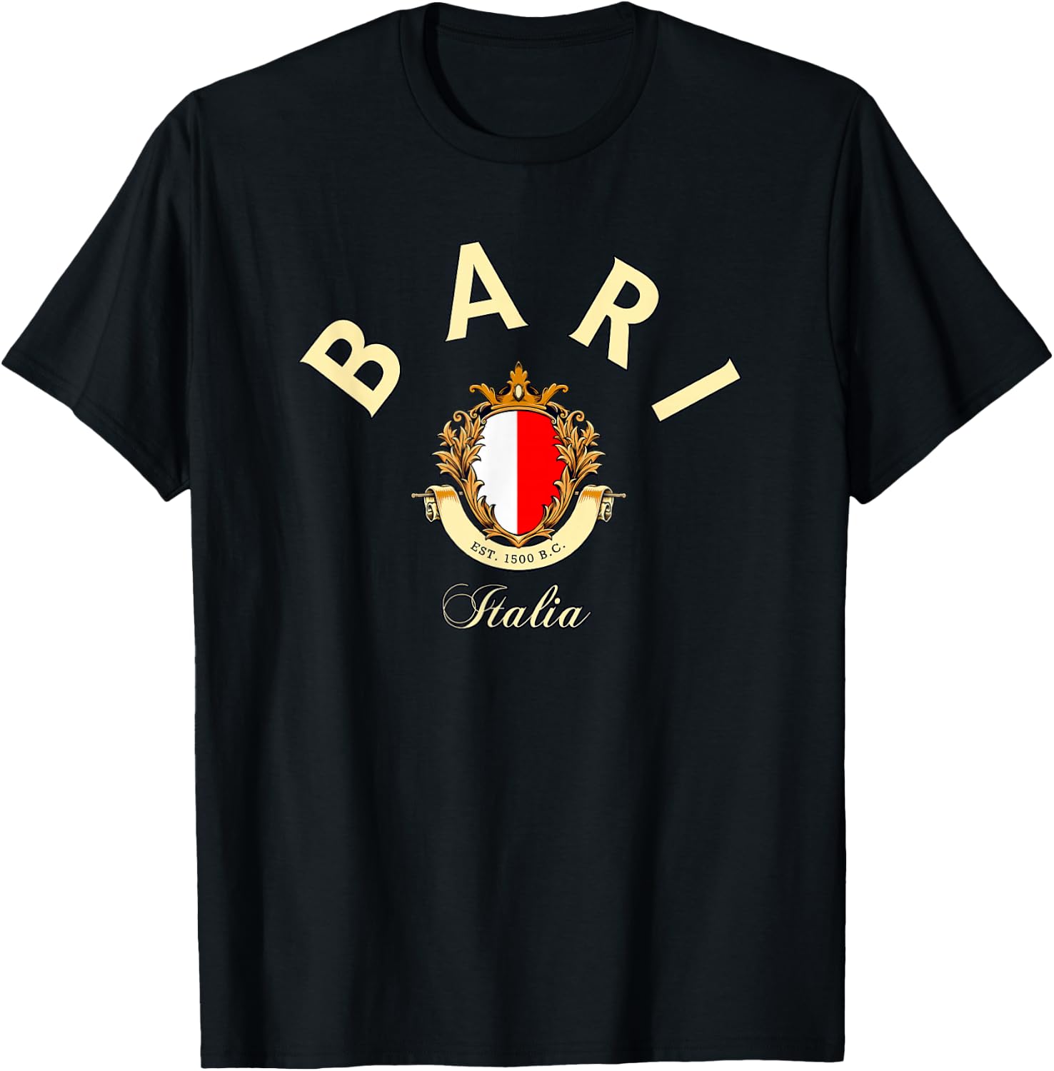 Bari Italia Bari trip Bari fanBari Italy, Bari vacation T-Shirt - T-Shirt | Black