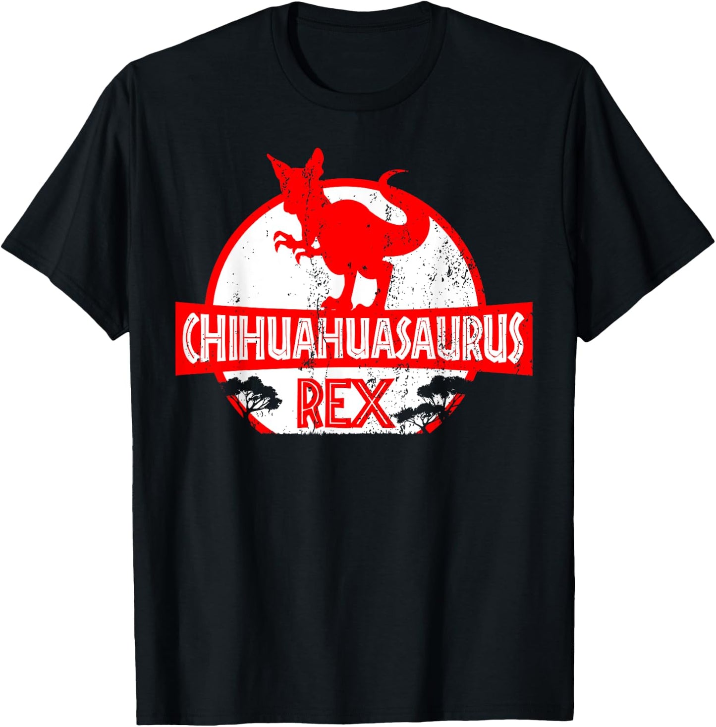 Chihuahuasaurus rex - Chihuahua Dog Owner Dinosaur Gift Women Kids T-Shirt - T-Shirt | Black