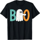 Funny Thumbs Down Boo Ghost Halloween Spooky Women T-Shirt - T-Shirt | Black