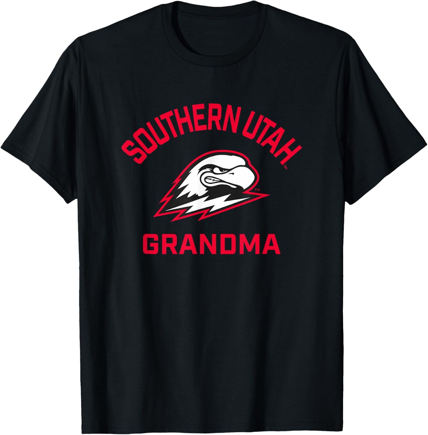Southern Utah University Thunderbirds Arched Grandma T-Shirt - T-Shirt | Black