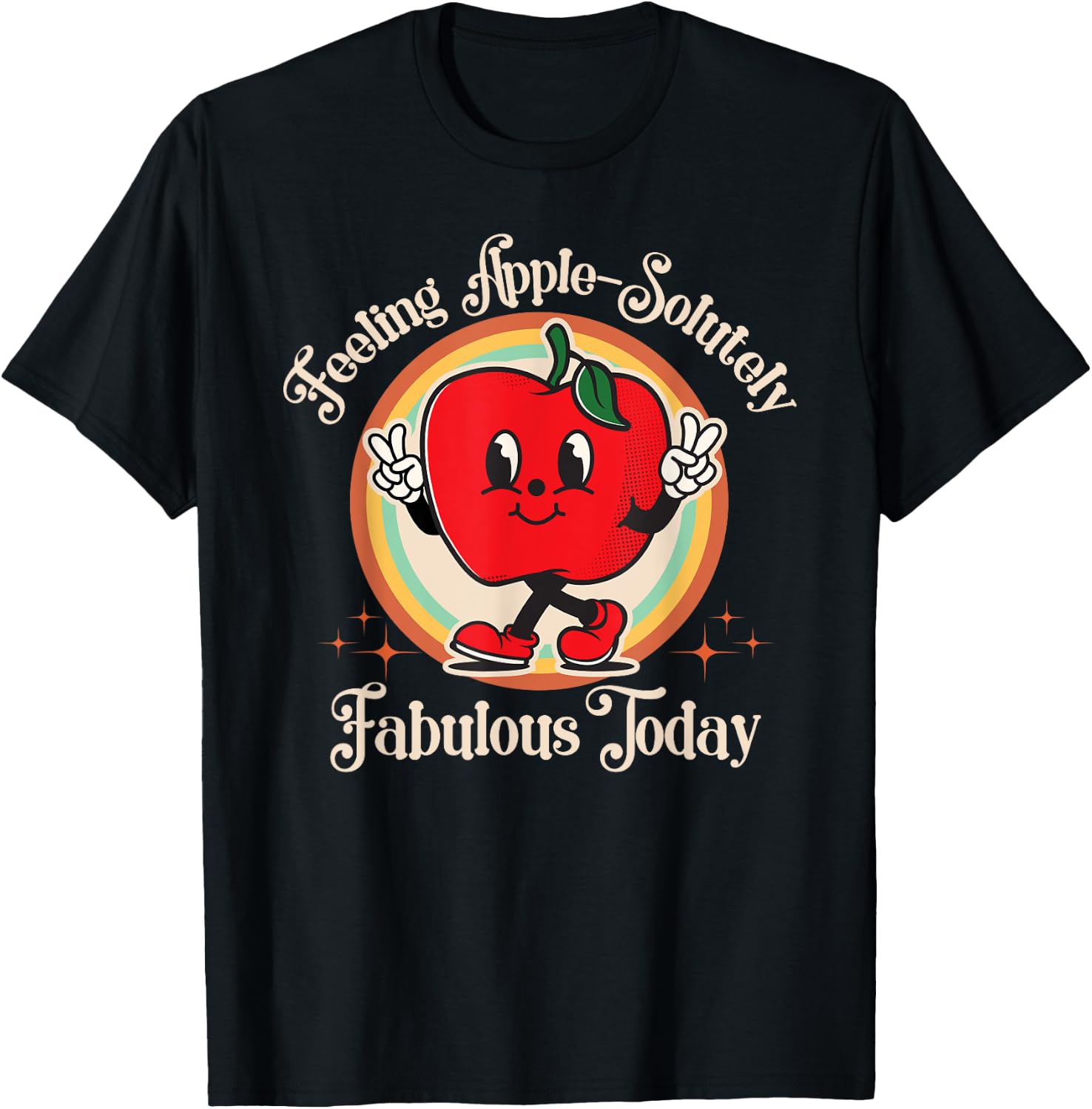 Apple Picking Crew Funny First Apple Picking Matching Family T-Shirt - T-Shirt | Black